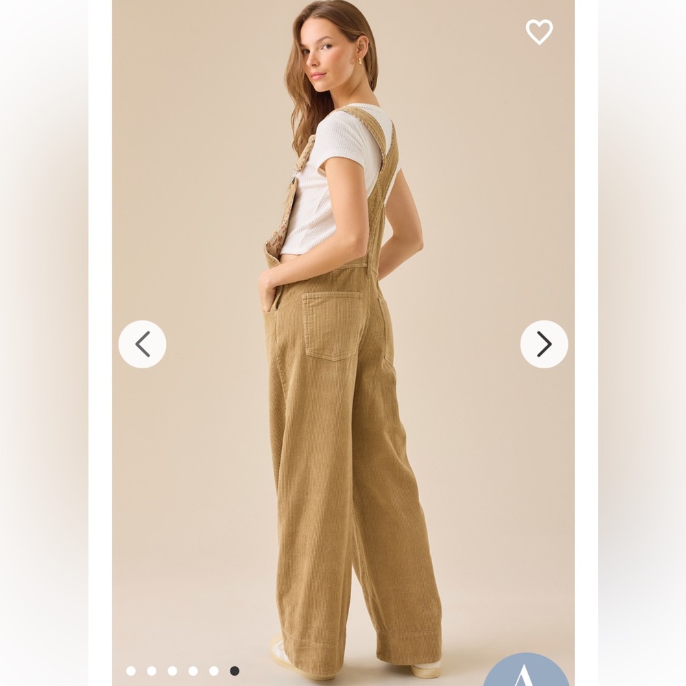 New with tags Altar’d State Danielle Corduroy Overalls - Picture 6 of 10